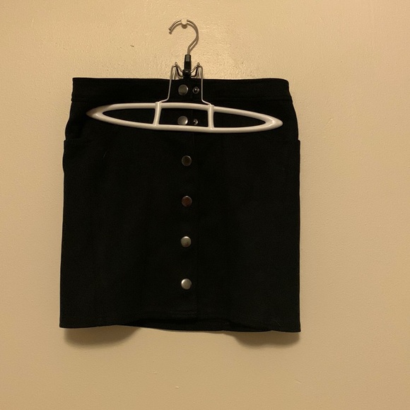 Express Dresses & Skirts - Black Suede Skirt